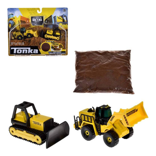 Pack 2 Vehiculos Construccion 9 Cms Tonka