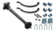 Comprar Eje Trailer Para 1.200 Kg Elástico Masas 4 X 100 Nuevos