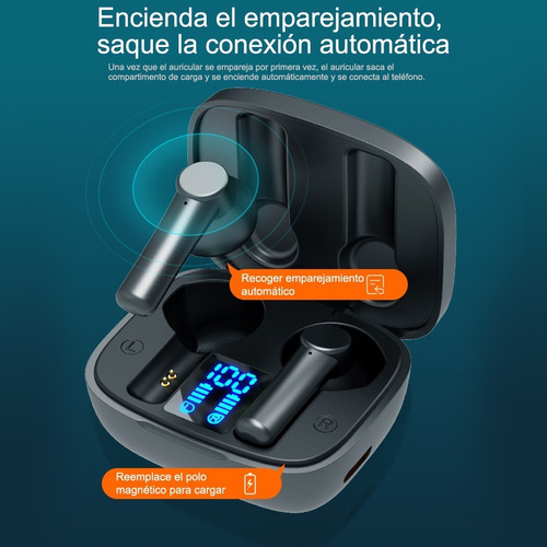 Imagen 7 de 8 de Audífonos Inalámbricos Bluetooth Recargable Con Micrófono