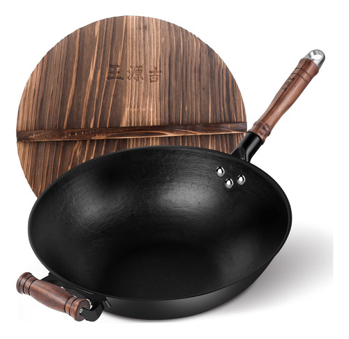 Wangyuanji Wok De Hierro Fundido, Wok De Cocina De Wok Artes