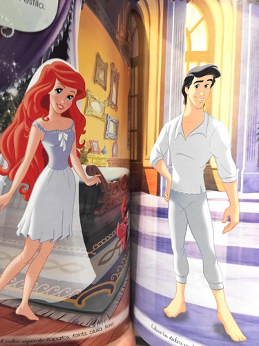 Imagen 4 de 4 de Disney Bodas De Princesas Libro Con Stickers