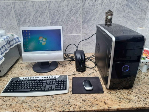 Computador Completo Intel Dual Core 4gb Hd 160 Monitor 15