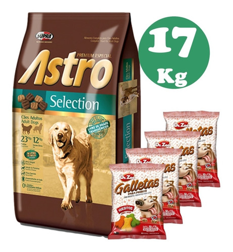 Astro Adulto 15 + 2kg + 4 Pate + 6 Pagos