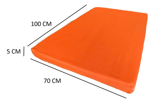 Colchón Para Cuna De Viaje 70 X 100 Con Funda Lavable