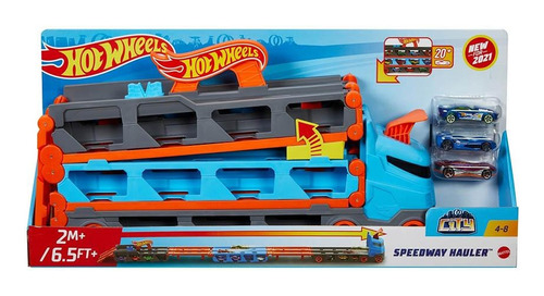 Hot Wheels Remolque Pista De Carreras