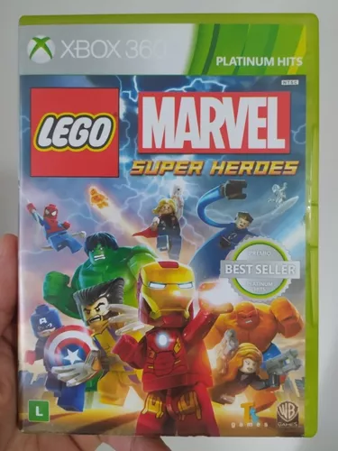 JOGO LEGO SUPER HEROES PARA XBOX 360 - MÍDIA FÍSICA ORIGINAL