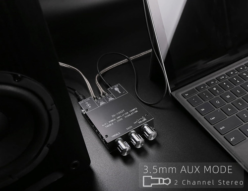 Amplificador 100w Zk-1002t Con Control De Agudos Y Graves Color 0 W