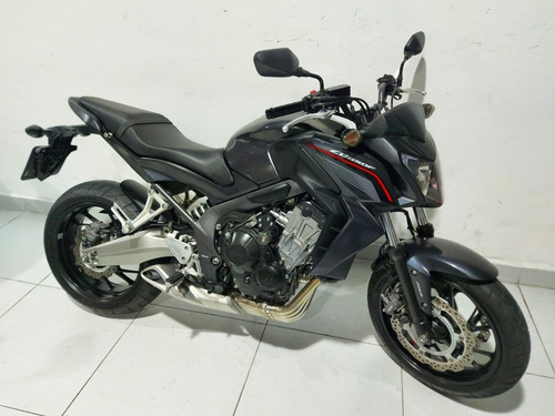 Imagem 2 de 12 de Honda Cb 650 F Abs Preta 2015