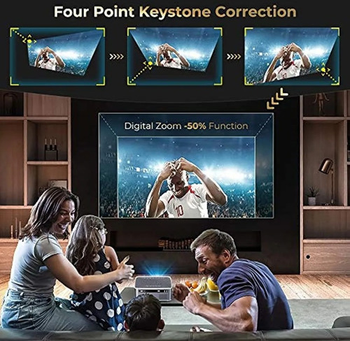 Dbpower Proyector Wi-fi Full Hd 1080p 8500 Lúmenes 300