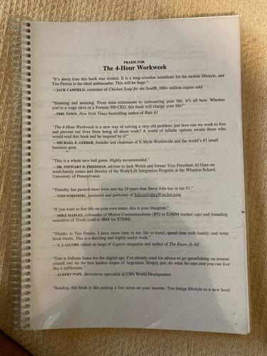 The 4- Hour Work Week Timothy Ferris