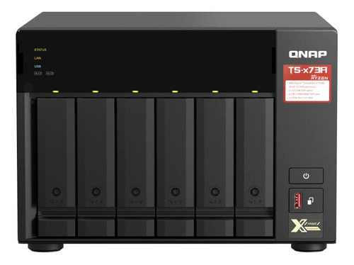 Qnap Ts-673a-8g Nas De Alto Rendimiento De 6 Bahías Con 2 .