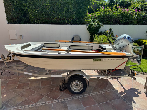 Bote Pescador Bahamas 375 Con Motor Honda 20+trailer