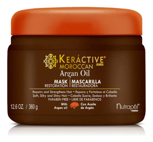 2 Tratamiento Restaurador Keráctive Argan Oil 360 G