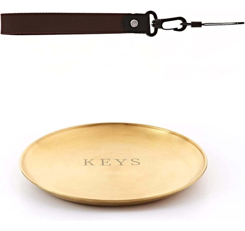 Andwarm Key Bowl Y Keychain Set -key Bowl Para Mesa De Entra