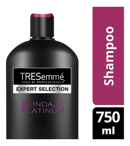 Shampoo TRESemmé Blindaje Platinum en botella de 750mL por 1 unidad