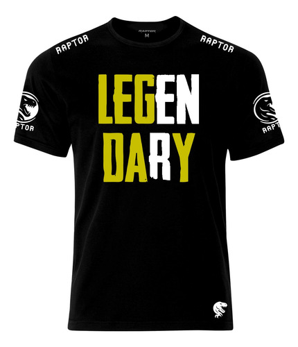 Remera Raptor Legendary - Leg Day Gym Culturismo - Algodón