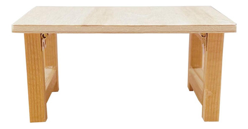 Mesa De Casa De Muñecas De Madera En Miniatura Suministros