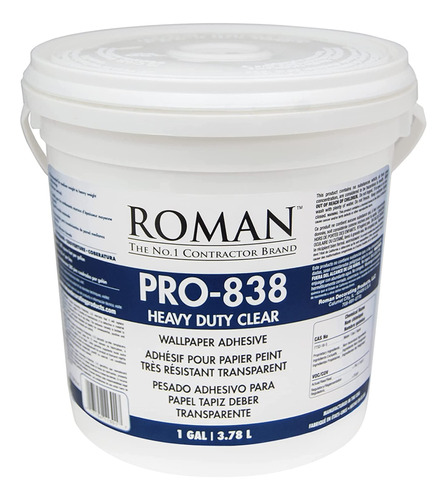 Roman 011301 Pro-838 Adhesivo Para Papel Tapiz De Servicio P