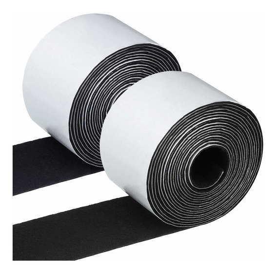 2 Paquetes Cintas de Fieltro Autoadhesiva Rollo de Tira de Fieltro de Poli/éster Cinta Adhesiva de Fieltro de 118 x 1,97 x 0,12 Pulgadas para Muebles y Superficies Duras Gris Claro
