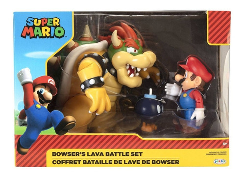 Set Diorama Mario Bros - Mario Vs Bowser