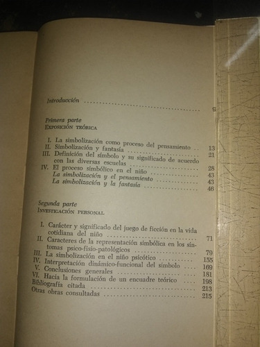 Los Procesos De Simbolización En La Infancia. A. Speier.