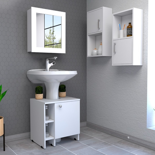 Botiquin Bath 47-b + Optimizador Lavamanos 47 + Auxiliar X2