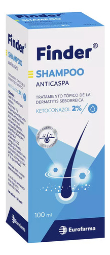 Shampoo Anticaspa Finder Ketoconazol 2% 100ml  