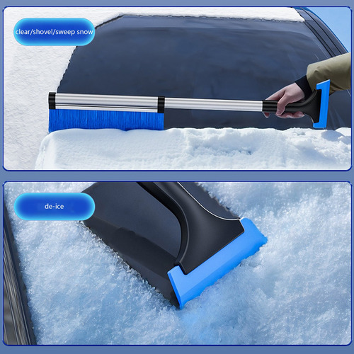 Cepillo Raspador De Nieve Y Hielo En Y 2 En 1 Para Automóvil