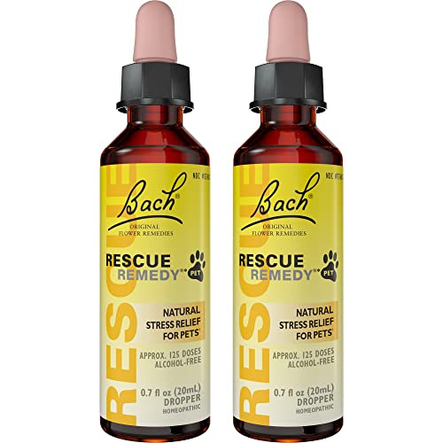 Bach Rescue Remedy Pet Dropper 10ml, Natural Stress Wzucd