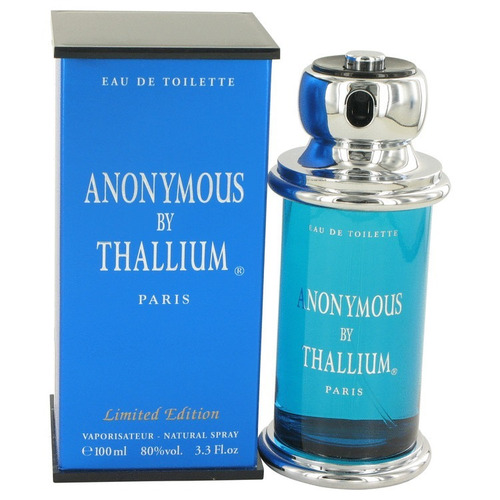 Perfume para hombre Anonymous Thallium Yves De Sistelle, 100 ml, volumen por unidad de 100 ml