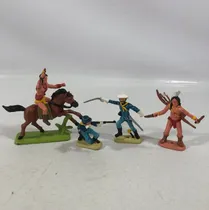 Comprar Lote Forte Apache Gulliver 2 Soldados E 2 Índos