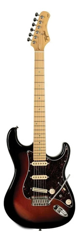 Guitarra elétrica Tagima Brasil T-805 de  cedro sunburst com diapasão de madeira de marfim