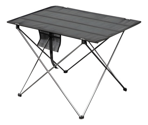 Mesa Camping Plegable Portatil Metalica 56x40x5 Cm