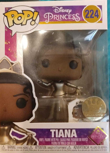 Funko Pop! Disney Tiana #224 Con Pin Funko Shop (princesa)