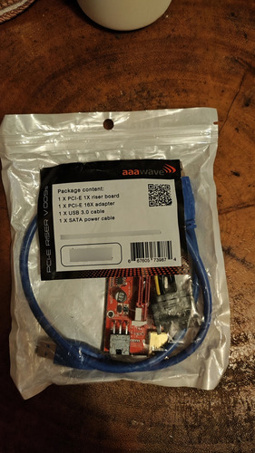 Riser Plus Pcie Riser 1x A 16x Extensión Gráfica