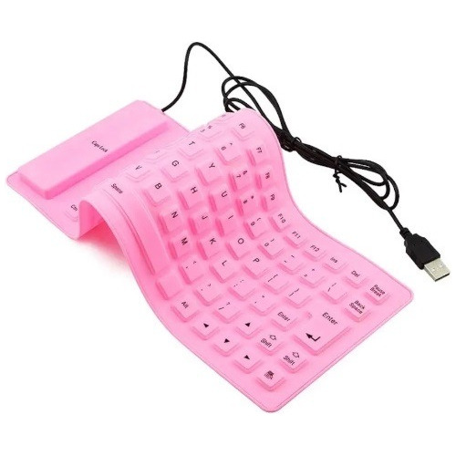 Teclado Usb Flexible De Silicona Con 105 Teclas