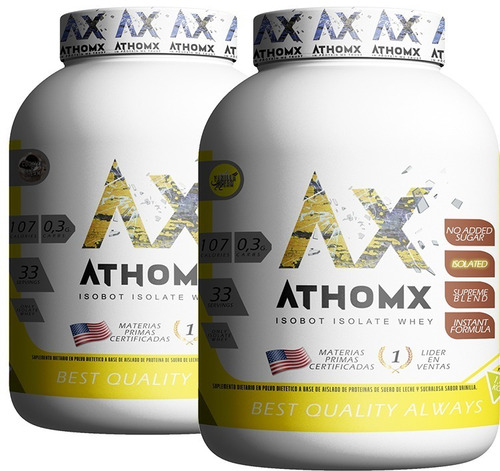 Athomx Isobot Whey Aislado Suero Leche 90% 2 Kg Isolate