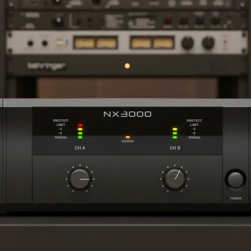 BEHRINGER NX-3000 パワーアンプ Behringer Nx3000 | Amplificador De Potencia 3000w 220v | Frete grátis