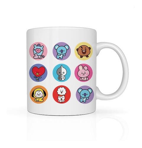 Taza Bts Bt21 Taza Cerámica 11oz (330ml)