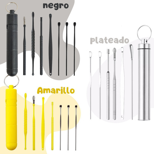 Herramientas Para Limpieza De Oídos Kit Quitar Cera Del Oído