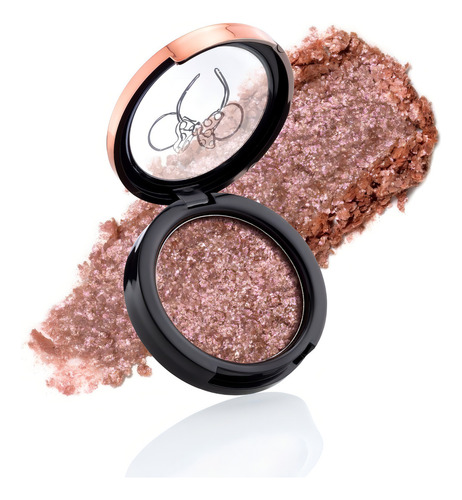 Iluminador Mirror Sequin Effect Minnie Mouse 5g Ouro Rosa