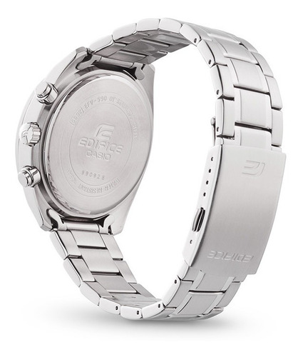 Reloj Casio Edifice Modelo Efv-590 Carátula Azul