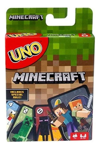 Juego De Cartas Minecraft Compatible Con Uno