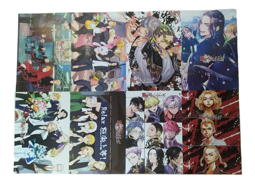 Set De 8 Posters Tokyo Revengers Cada Uno Mide 42x29cm Anime