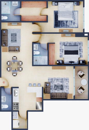 Proyecto De Apartamentos En Naco Iii | 1 Y 2 Habitaciones | 1 Y 2 Parqueos | Financiamiento Disponible
