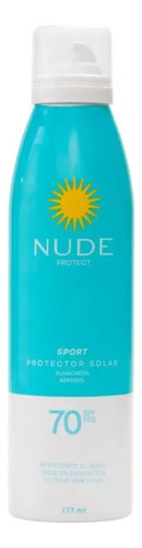 Protector Aerosol Spf70 Nude 177ml Marca Nude