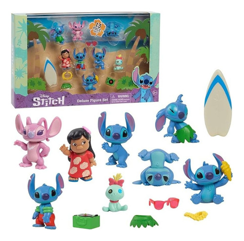 Disney Stitch Set De Figuras Deluxe