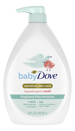 Shampo Cuidado De La Piel Sensible Líquido Gel Sin Fragancia