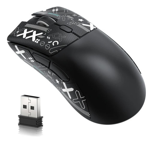 Mouse Gamer Attack Shark Bluetooth R1, 18000 Dpi, Black