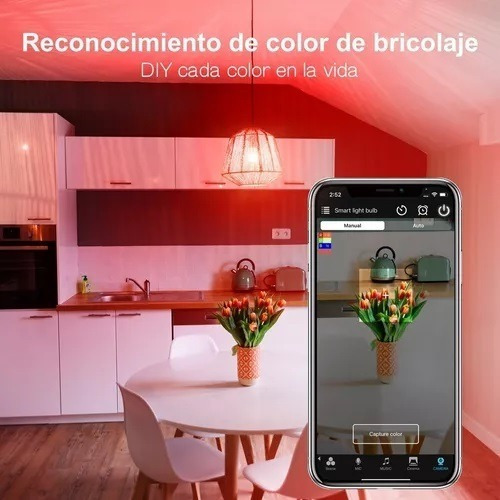 4 Foco Led Inteligente Rgbcw Wifi 9w Alexa Siri Google App